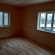 Фото готовых работ - Одноэтажный каркасный дом 9х12 м.