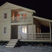 Фото готовых работ - Каркасный дом 11,5 х 8,5 м (К-162)