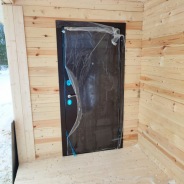 Фото готовых работ - Баня из проф. бруса камерной сушки 8х9 м., с мансардой (Б-55)