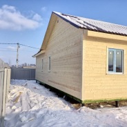 Фото готовых работ - Одноэтажный каркасный дом 12х9 м (К-61)