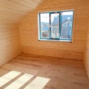 Фото готовых работ - Каркасный дом 8,0 х 9,0 м (К-166)