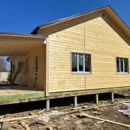 Фото готовых работ - Каркасный дом 11,5 х 8,5 м