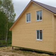 Фото готовых работ - Каркасный дом 6х8 м (К-12)