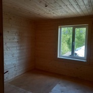 Фото готовых работ - Каркасный дом 7х10 м + терраса 2х7 м 