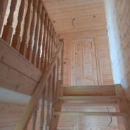 Фото готовых работ - Каркасный дом 7х10 м + терраса 2х7 м 