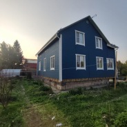 Фото готовых работ - Каркасный дом 11х10 м