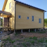 Фото готовых работ - Каркасный дом 8х9 м.