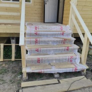 Фото готовых работ - Каркасный дом 12,5х9,5 м.