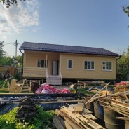 Фото готовых работ - Каркасный дом 12,5х9,5 м.