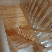 Фото готовых работ - Дом из проф. бруса камерной сушки 6х8 м (Проект Д-154)