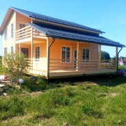 Фото готовых работ - Каркасный дом 8,5х11,5 м (Проект К-162)