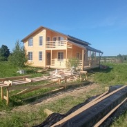 Фото готовых работ - Каркасный дом 8,5х11,5 м (Проект К-162)