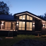 Фото готовых работ - Каркасный дом 14,5х10,5 м.