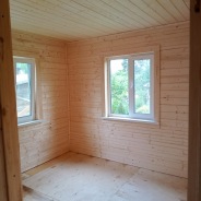 Фото готовых работ - Каркасный дом 7х8 м.