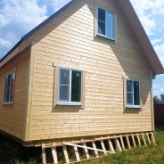 Фото готовых работ - Каркасный дом 6х8м. (Проект К-152)