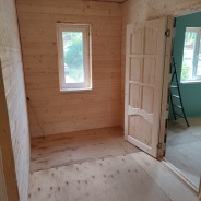 Фото готовых работ - Каркасный дом 9х9 м. (Проект К-123)