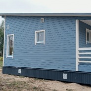 Фото готовых работ - Каркасный дом 7х11 м. (Проект К-183)