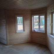 Фото готовых работ - Каркасный дом 7х8 м