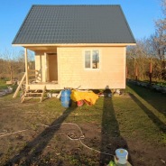 Фото готовых работ - Каркасная баня 6х6 м.