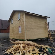 Фото готовых работ - Каркасный дом 6,0 х 8,0 м (Проект К-154)