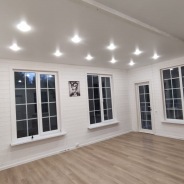 Фото готовых работ - Каркасный дом 6х8 м + терраса 3х4 м