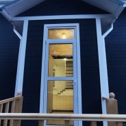 Фото готовых работ - Каркасный дом 6х8 м + терраса 3х4 м