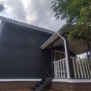 Фото готовых работ - Каркасный дом 6х8 м + терраса 3х4 м