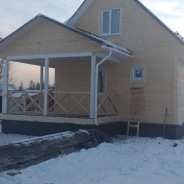 Фото готовых работ - Каркасный дом 6х9 м. (Проект К-15)