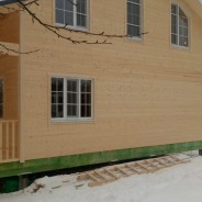 Фото готовых работ - Каркасный дом 10,5х7 м.