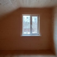 Фото готовых работ - Каркасный дом 7х8 м + терраса 2,5х8 м.