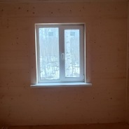 Фото готовых работ - Каркасный дом 7х8 м + терраса 2,5х8 м.