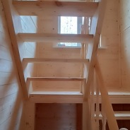 Фото готовых работ - Каркасный дом 7х8 м + терраса 2,5х8 м.