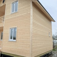 Фото готовых работ - Каркасный дом 6х8 м (Проект К-154)