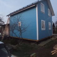 Фото готовых работ - Каркасный дом 6х7 м.