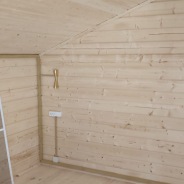 Фото готовых работ - Каркасный дом 10х11м + терраса 3х10 м. (К-190)