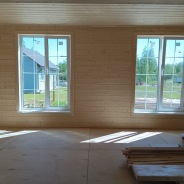 Фото готовых работ - Каркасный дом 8х7 м.