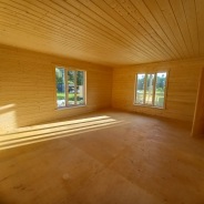 Фото готовых работ - Каркасный дом 11х8 м + терраса 2,5х8 м.