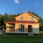 Фото готовых работ - Каркасный дом 8,0 х 9,5 м