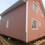 Фото готовых работ - Каркасный дом 7х8,5 м.