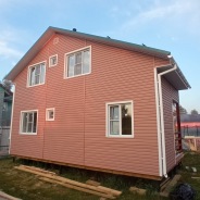 Фото готовых работ - Каркасный дом 7х8,5 м.