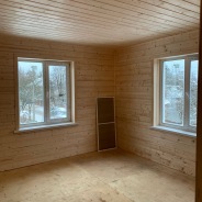 Фото готовых работ - Каркасный дом 9х8 м. + терраса 3х8 м