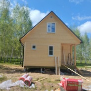 Фото готовых работ - Каркасная баня 6х6 м (Проект К-47)