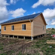 Фото готовых работ - Каркасный дом 9,5х11 м.