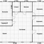 Фото готовых работ - Каркасный дом 10х12 м. (Проект К-191)