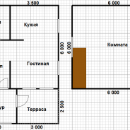 Фото готовых работ - Каркасный дом 6х8,5 м