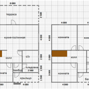 Фото готовых работ - Каркасный дом 8х9 м + терраса 2,5х8 м