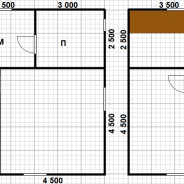 Фото готовых работ - Каркасная баня 7х9 м., с мансардой 