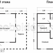 Фото готовых работ - Каркасный дом 11,5х8,5 м (Проект К-162)