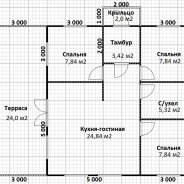 Фото готовых работ - Каркасный дом 11х8 м.