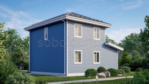 Каркасный дом К-43, 8,5x10 м.
